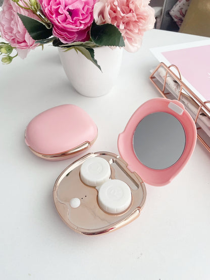 Ultrasonic Contact Lens Cleaner – Portable & Rechargeable | Pastel Pink