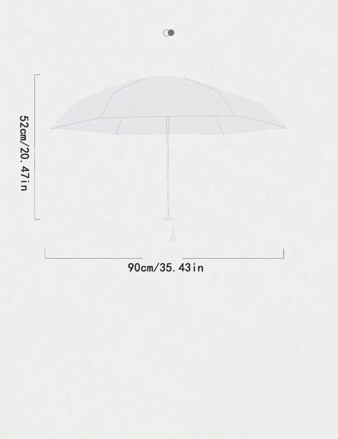 Macaron Skies Pocket Umbrella | Ultra-Light UV & Rain Umbrella