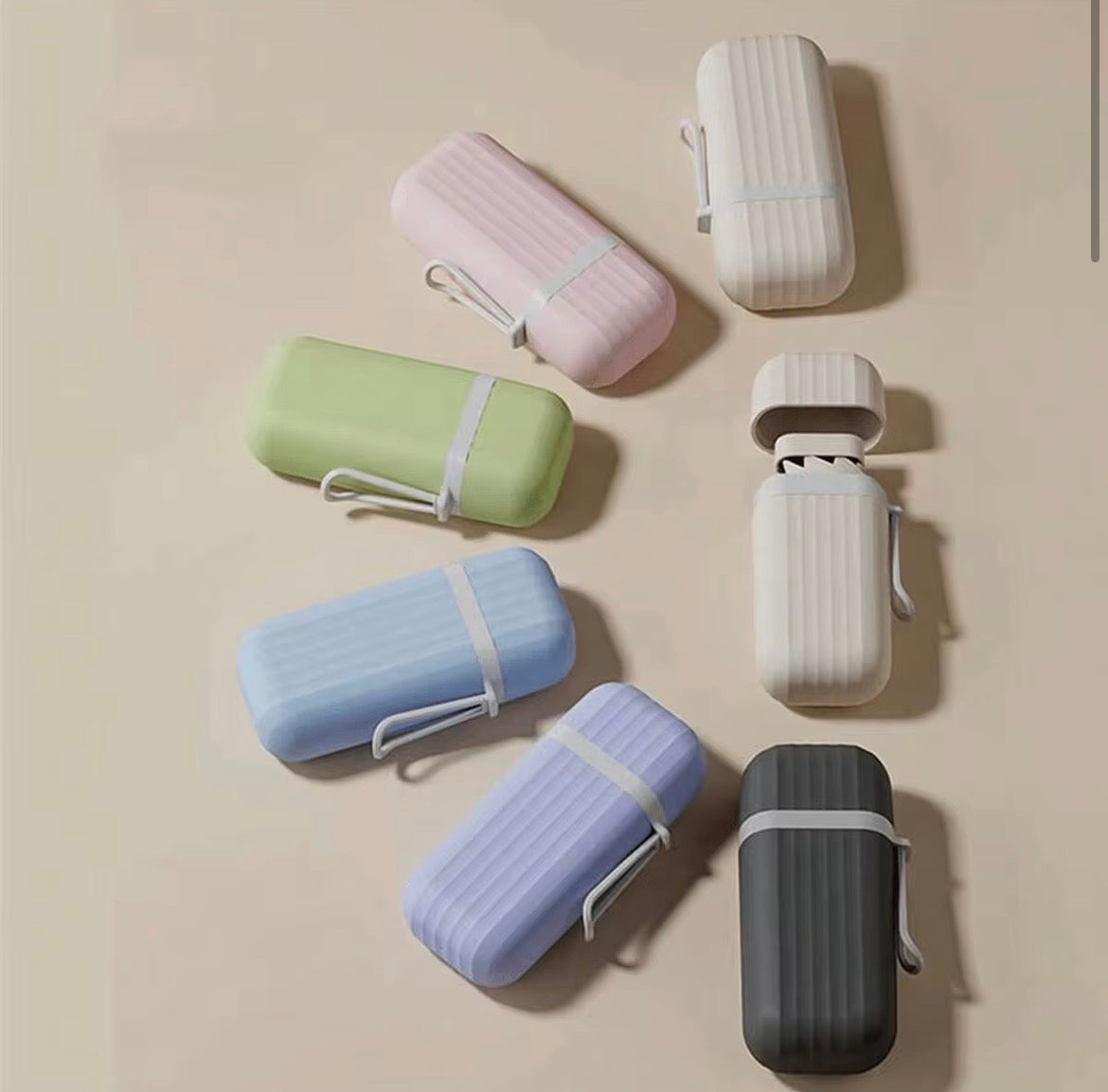 Macaron Skies Pocket Umbrella | Ultra-Light UV & Rain Umbrella