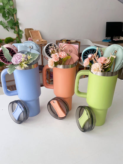 Tumbler Bouquet Gift Set for Her – A Pocketful of Joy in Pastel Hues