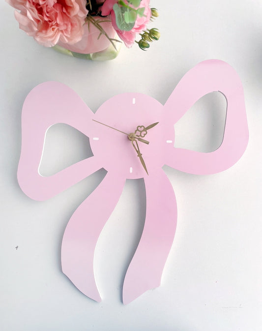 Coquette O’Clock | 13x14 inches | Wall clock