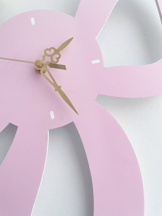 Coquette O’Clock | 13x14 inches | Wall clock
