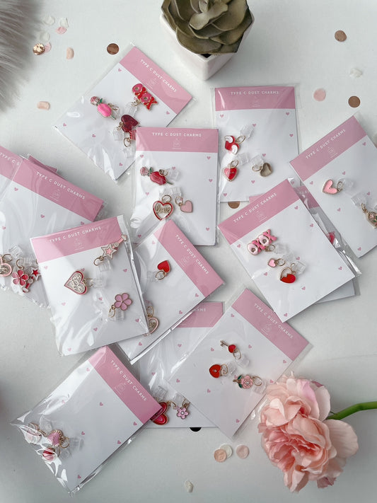 Heart Stopper Type-C Dust Plug Charm 🌸