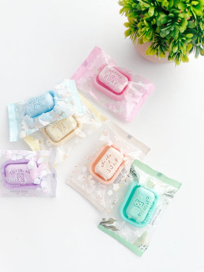 Tiny Pastel Soap bar erasers