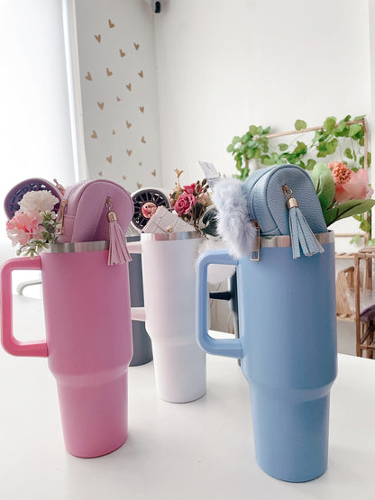 Pink Bloom Insulated Tumbler Gift Bouquet