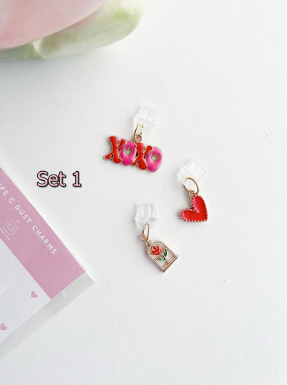 Heart Stopper Type-C Dust Plug Charm 🌸