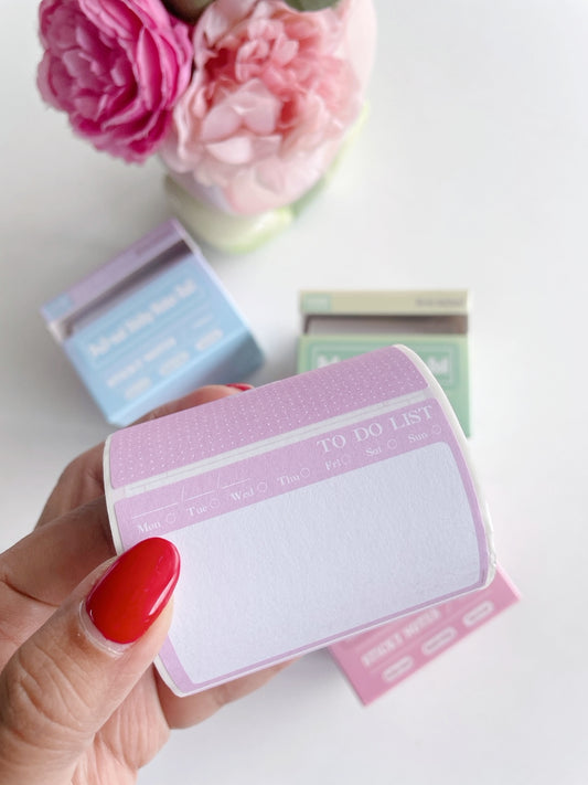Pastel Pull-Out Sticky Notes