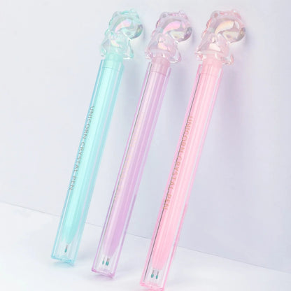 Crystal gel pen set of 3 | Rabbit/ Unicorn