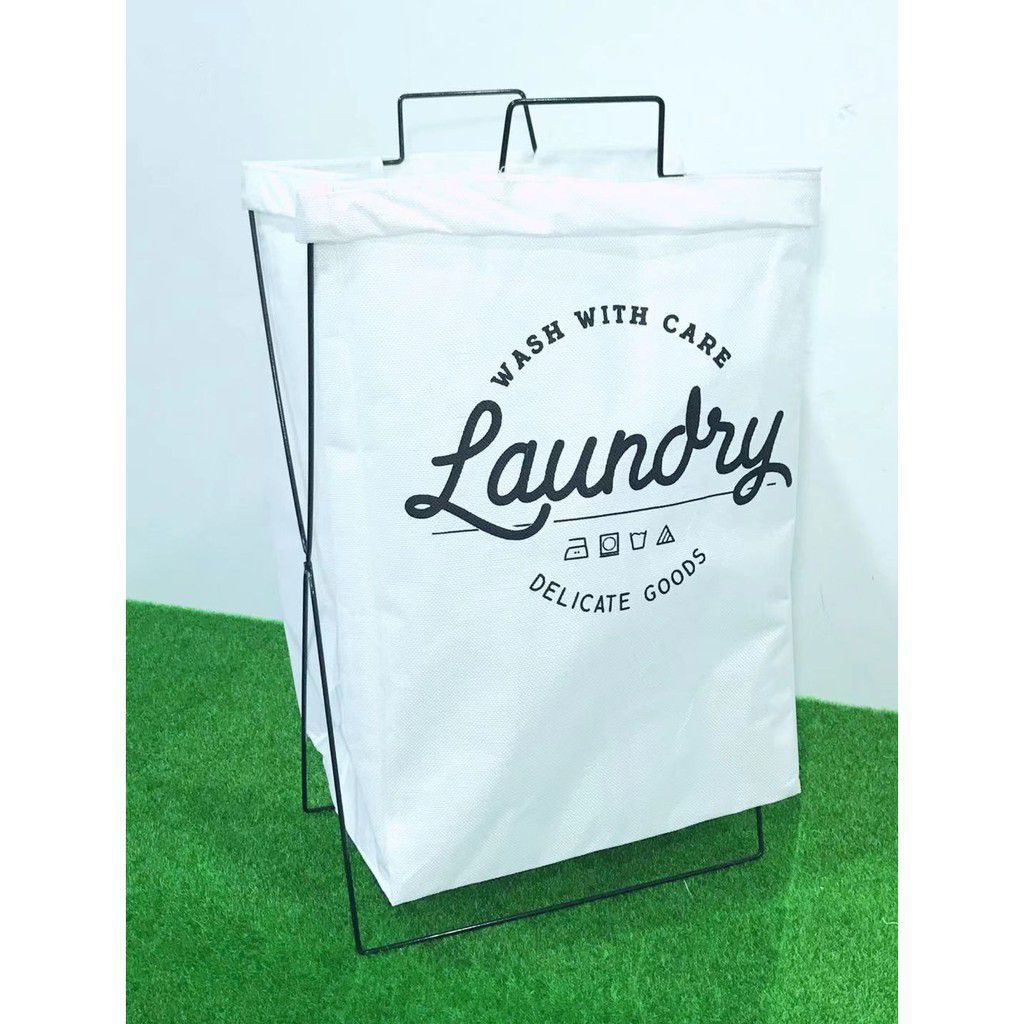 QuickFold Metal Frame Laundry Basket