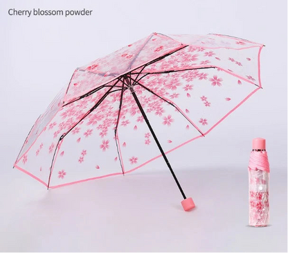 Sakura Skies Clear Umbrella