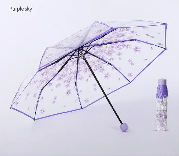 Sakura Skies Clear Umbrella