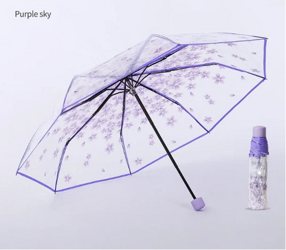 Sakura Skies Clear Umbrella