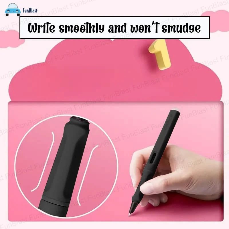 Adorable Erasable Fountain & Roller ball Pen Set, 2pcs 0.38mm | Blue Ink - Supple Room