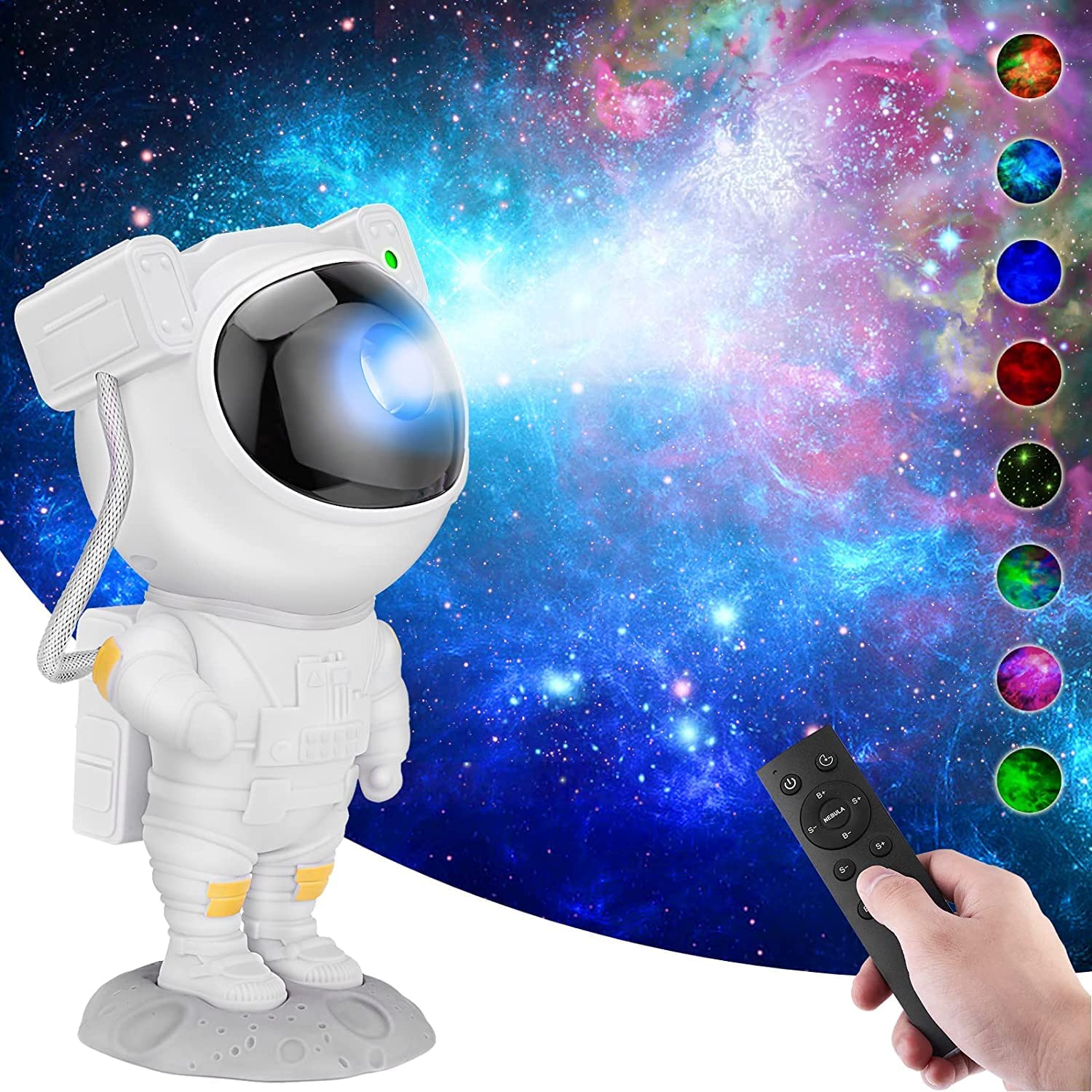 AstroGlow Galaxy Projector with remote control - Supple Room