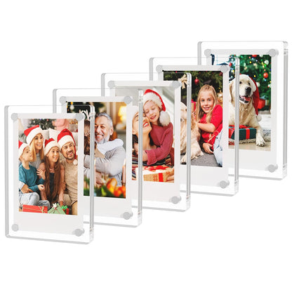 Beautiful memories Frameless Magnetic reuseable acrylic photo frame for refrigerator or metallic surfaces - Supple Room