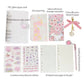 Cherry Blossom A5 PVC cover 6 ring binder notebook refillable loose leaf Journal Kit - Supple Room