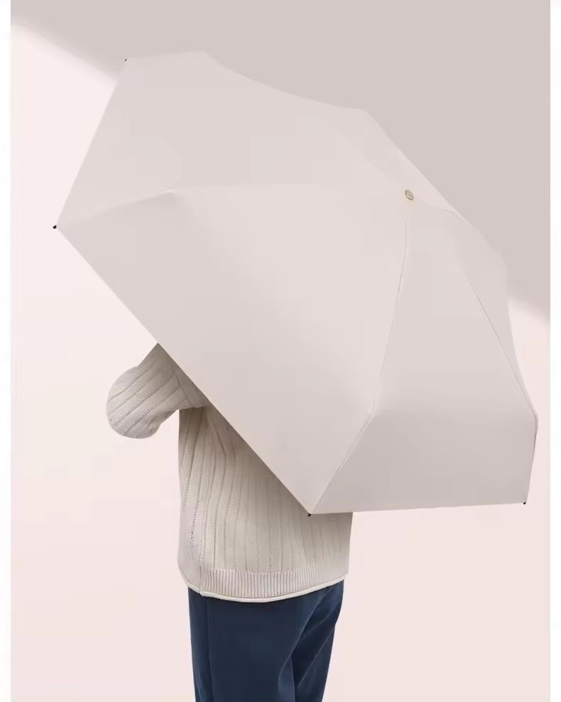 Chic Shield Compact Manual pocket Umbrella with Leather Pouch | Available in 5 Colours - Supple Room