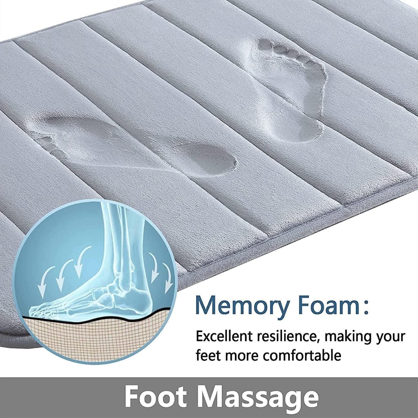 Cloud soft Foam Bath Mat | 60x40 cm - Supple Room