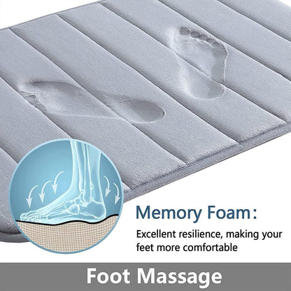 Cloud soft Foam Bath Mat | 60x40 cm - Supple Room