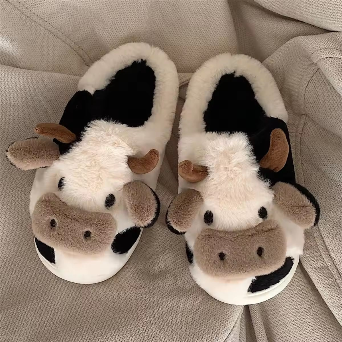 Cow - zy Slippers | Available in 3 sizes - Supple Room