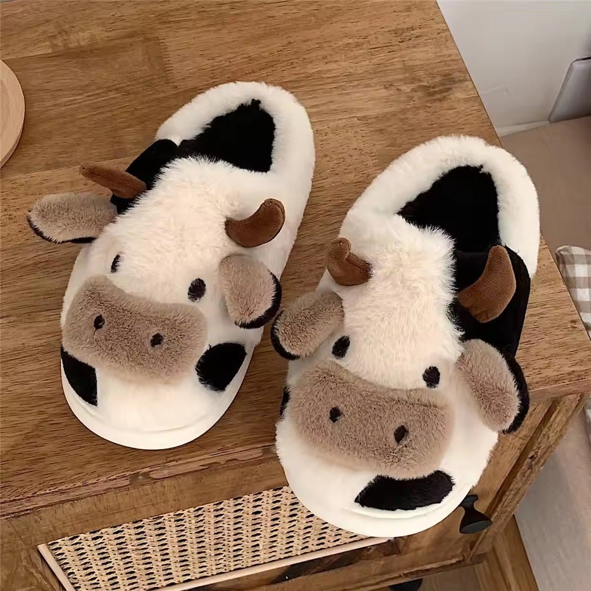 Cow - zy Slippers | Available in 3 sizes - Supple Room