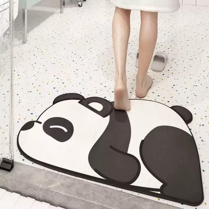 Cute Panda Anti slip absorbent Mat (40x60 cm) - Supple Room