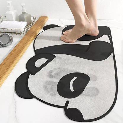 Cute Panda Anti slip absorbent Mat (40x60 cm) - Supple Room