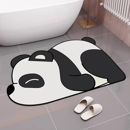 Cute Panda Anti slip absorbent Mat (40x60 cm) - Supple Room