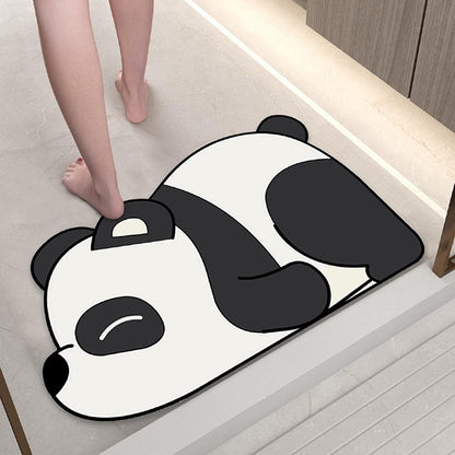 Cute Panda Anti slip absorbent Mat (40x60 cm) - Supple Room