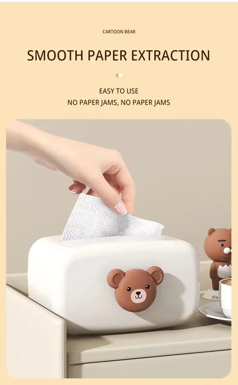 Cute Teddy Tissue Box - Supple Room