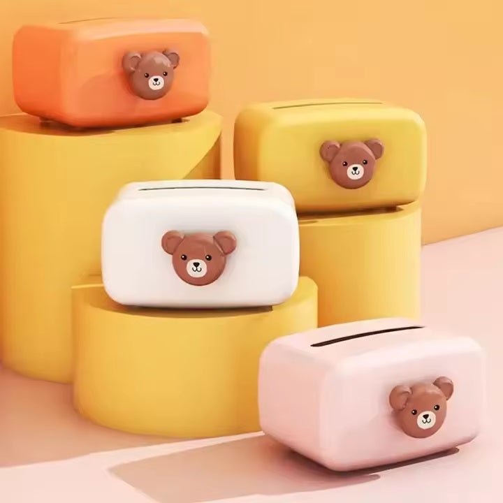 Cute Teddy Tissue Box - Supple Room