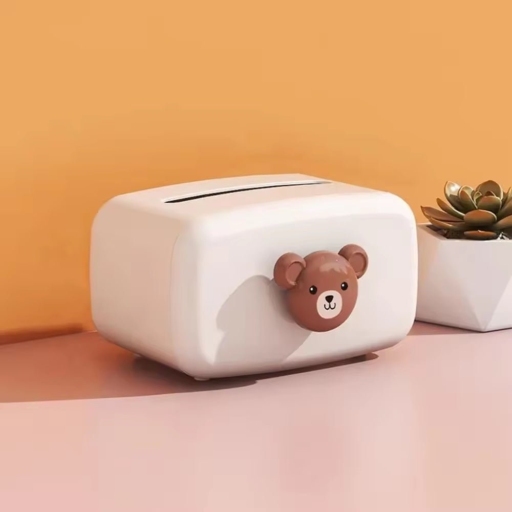 Cute Teddy Tissue Box - Supple Room