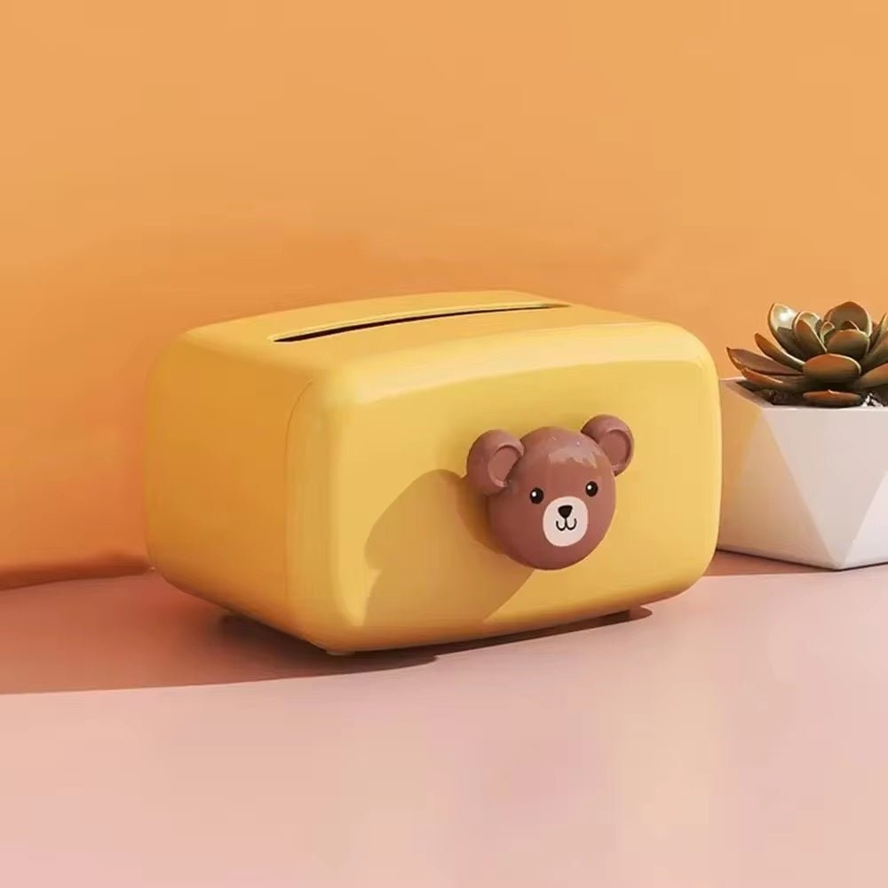 Cute Teddy Tissue Box - Supple Room