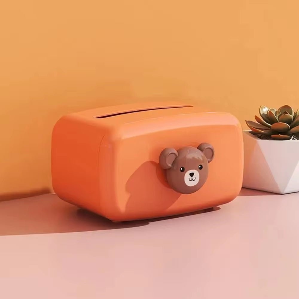 Cute Teddy Tissue Box - Supple Room