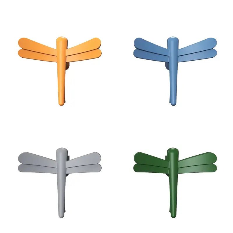 Dragonfly Multi - Functional Self Adhesive Hooks with Packet Sealer | set of 4 - Supple Room