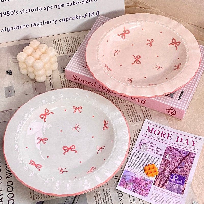 Pretty Little Bows Porcelain Plates 🎀
