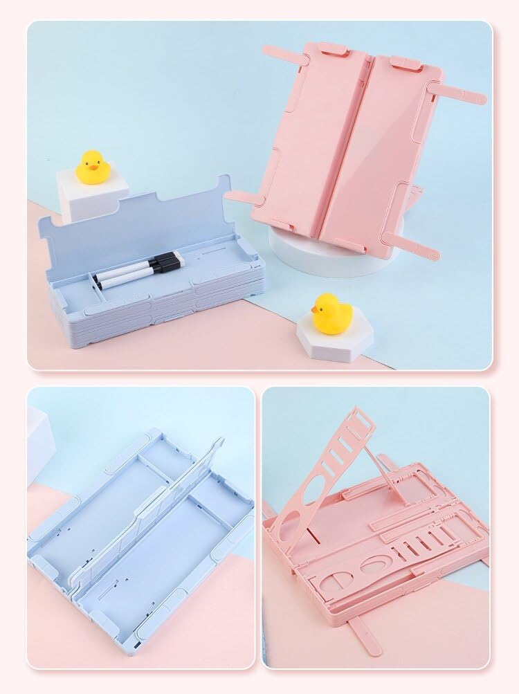 Flip Case Multifunctional Portable Book Stand with Hidden Pencil Case - Supple Room