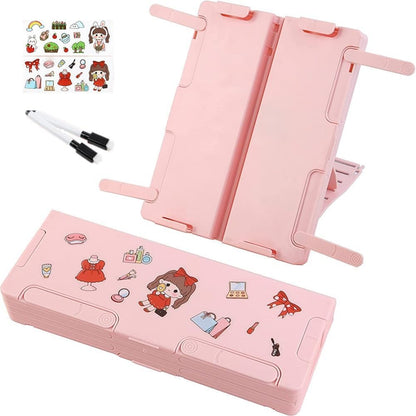 Flip Case Multifunctional Portable Book Stand with Hidden Pencil Case - Supple Room