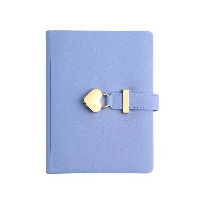 Heartfelt Secrets Journal Notebook | 144 Ruled sheets| With Lock And Key | B6 size - Supple Room