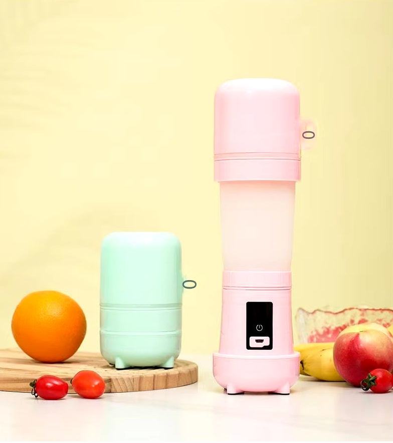 Pastel Coloured Portable Wireless Foldable Cup Blender