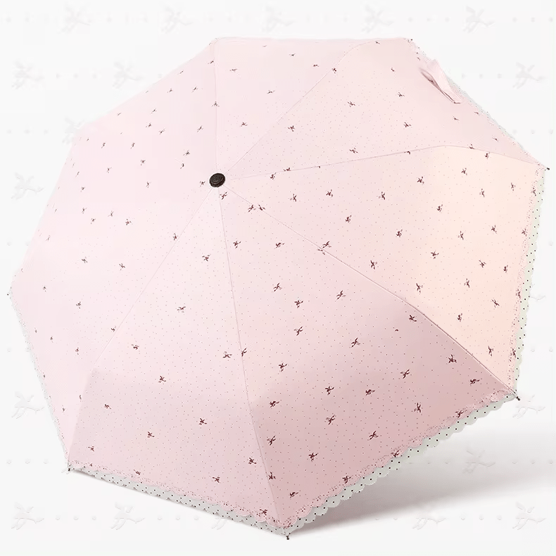 Lace Charm Elite pink automatic umbrella - Supple Room