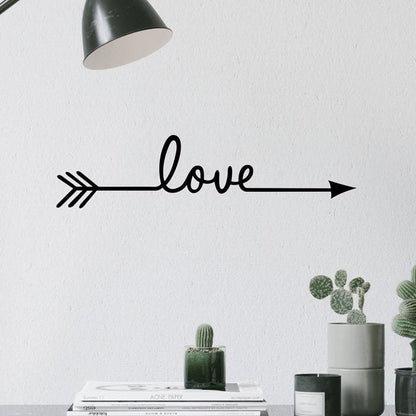 Love Direction Wall Decal | 24 inches | Self Adhesive - Supple Room