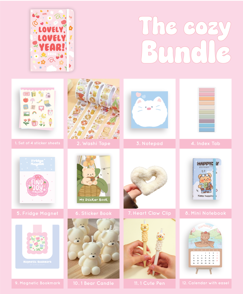 My Cozy Life 2026 Annual Planner with dates | Open for PREORDER