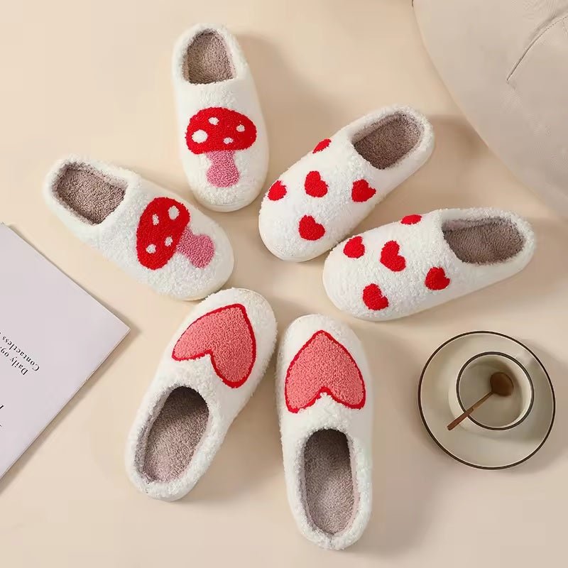 LOVER'S PLUSH SLIPPERS | Available in 3 designs - Supple Room