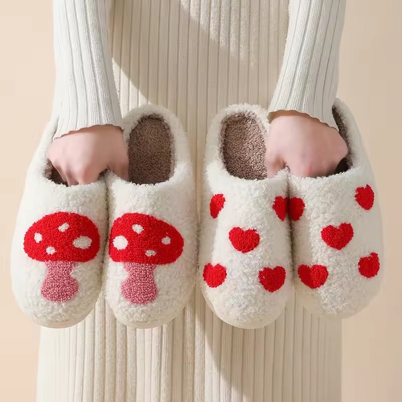 LOVER'S PLUSH SLIPPERS | Available in 3 designs - Supple Room