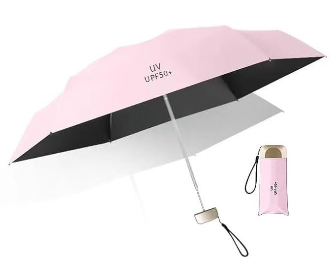 Luxe 6 fold manual umbrella for sun & rains | UV resistant - Supple Room