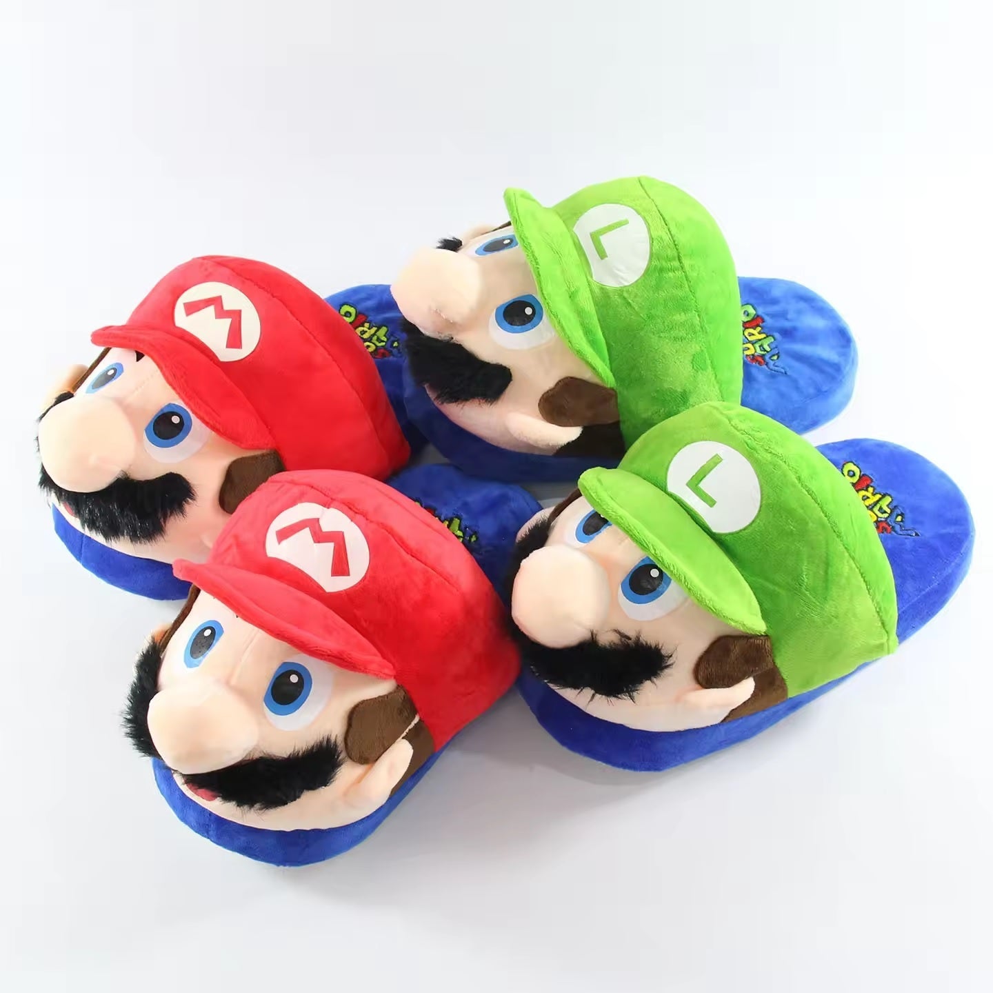 Mario Plush Slippers | Size 28cm - Supple Room