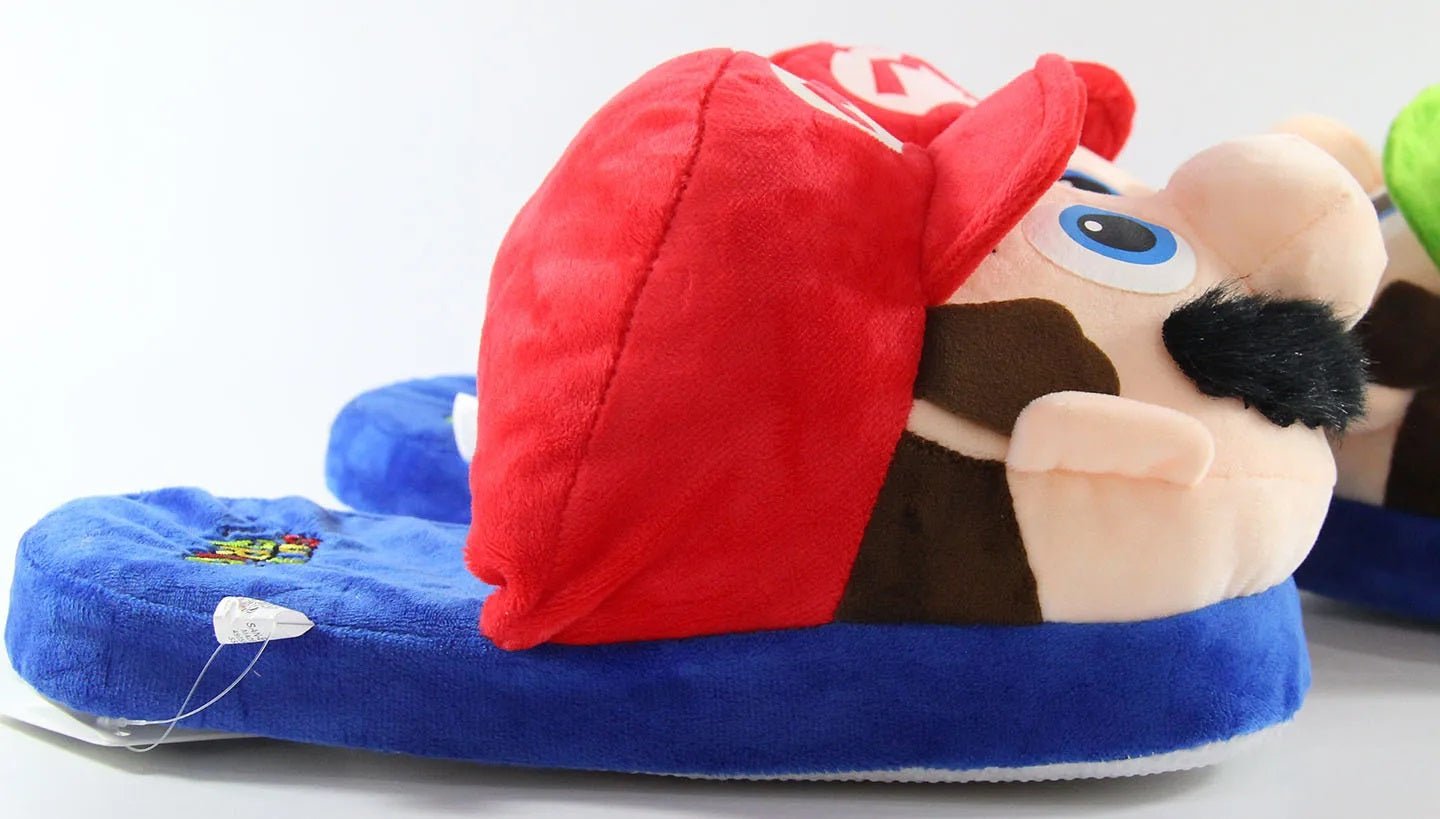 Mario Plush Slippers | Size 28cm - Supple Room