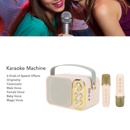 Melody Mate mini Karaoke machine with bluetooth speaker & mic - Supple Room