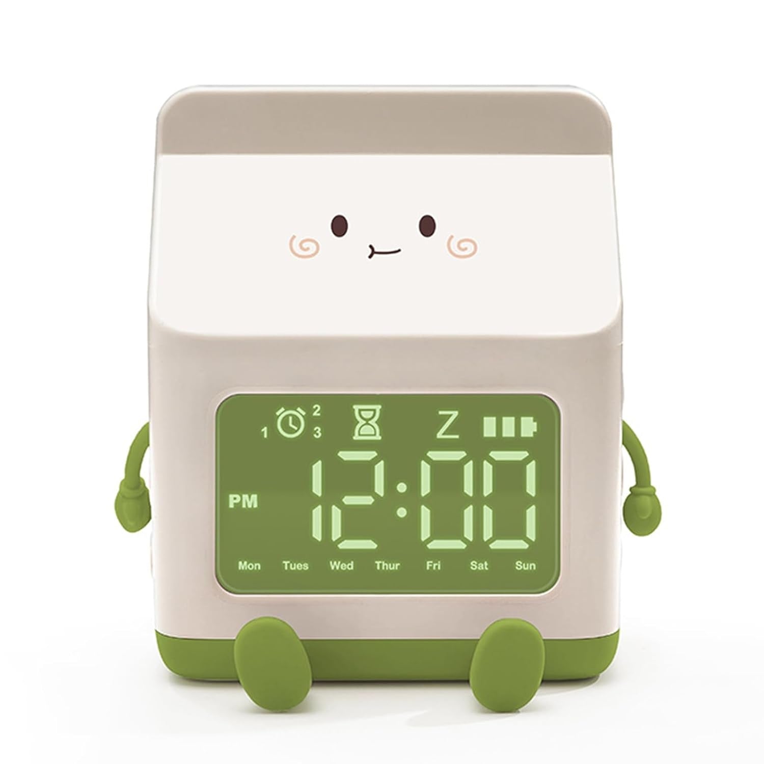 Moo Time adorable alarm clock | Time/temperature/date Display Desk Clock - Supple Room